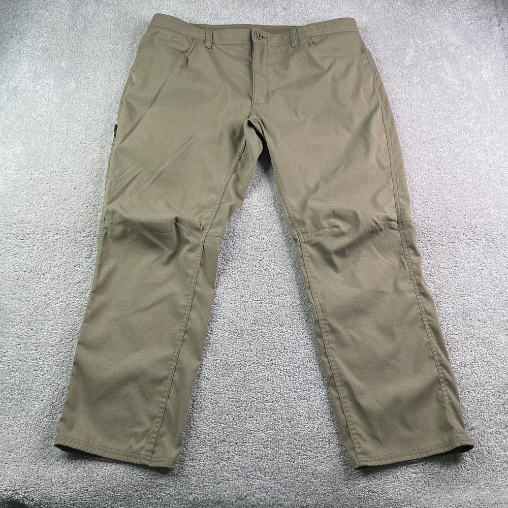 Under Armour Pants Mens 42x30 Brown Enduro Loose Fit Ripstop Tactical Outdoor
